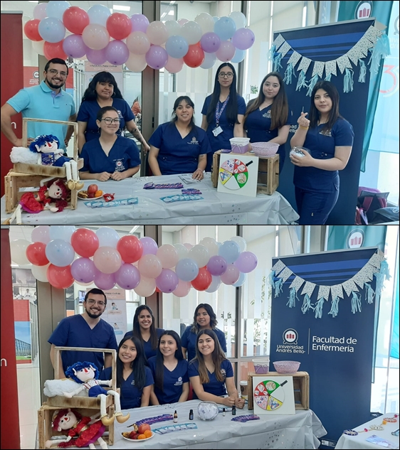 Enfermería UNAB en la Feria de Bienestar y Salud Mental 2023